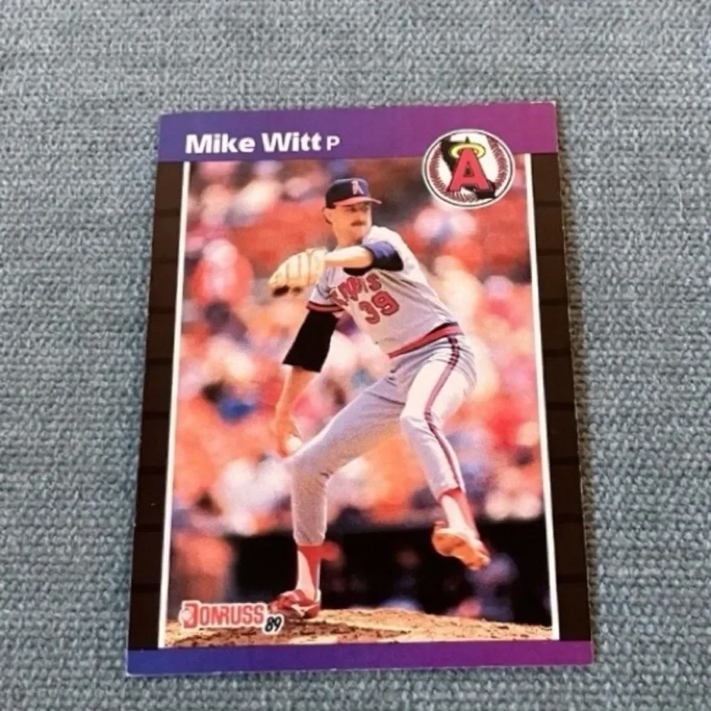 1989 Donruss Anaheim Angels Baseball Card Trading Card